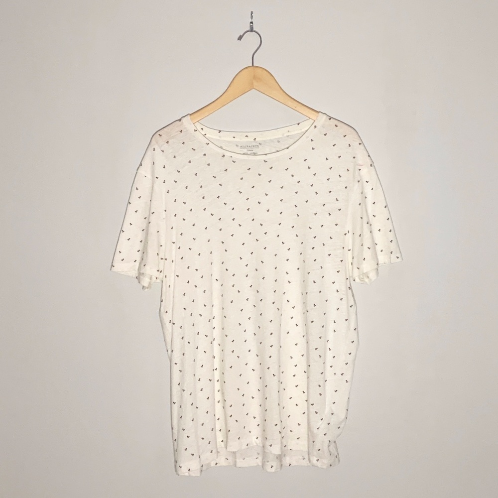 AllSaints Rose Print Tee